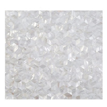 White Diamond Rhombus Mother Of Pearl Shell Mosaic Tile for Kitchen Wall